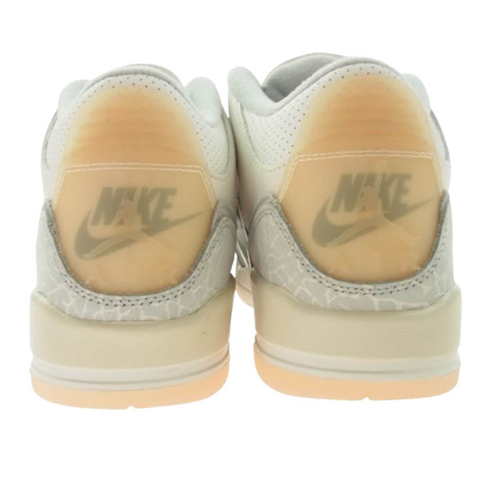 NIKE ナイキ FJ9479 100 Air Jordan 3 Craft Ivory エアジョーダン3 クラフト アイボリー ローカット スニーカー ホワイト系 26.5cm【極上美品】【中古】