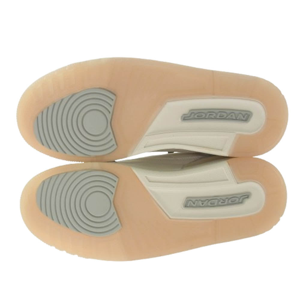 NIKE ナイキ FJ9479 100 Air Jordan 3 Craft Ivory エアジョーダン3 クラフト アイボリー ローカット スニーカー ホワイト系 26.5cm【極上美品】【中古】