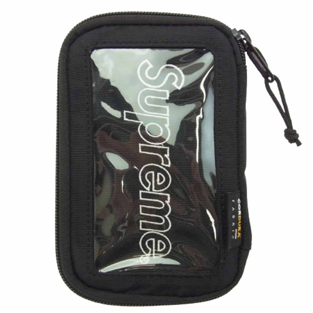Supreme シュプリーム 19AW Small Zip Pouch スモール ジップポーチ ブラック系【中古】