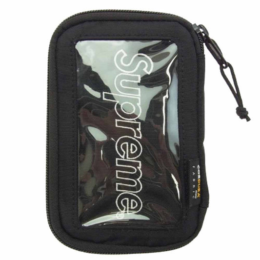 Supreme シュプリーム 19AW Small Zip Pouch スモール ジップポーチ ブラック系【中古】