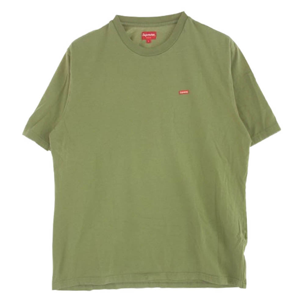 Supreme シュプリーム 23SS Small Box Logo Tee スモール ボックスロゴ Tシャツ 半袖カットソー ライトオリーブ グリーン系 L【中古】