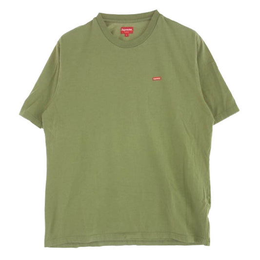 Supreme シュプリーム 23SS Small Box Logo Tee スモール ボックスロゴ Tシャツ 半袖カットソー ライトオリーブ グリーン系 L【中古】