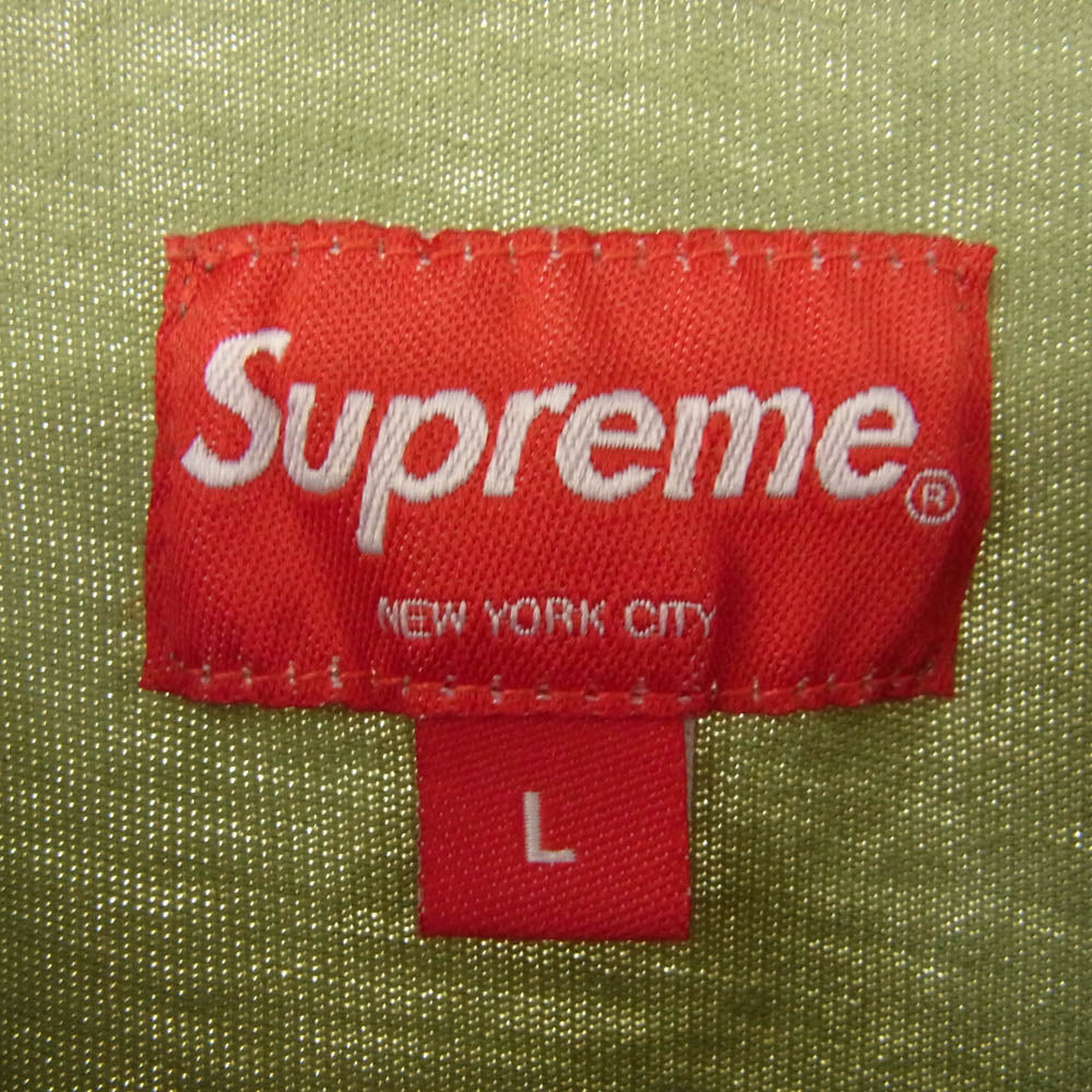 Supreme シュプリーム 23SS Small Box Logo Tee スモール ボックスロゴ Tシャツ 半袖カットソー ライトオリーブ グリーン系 L【中古】
