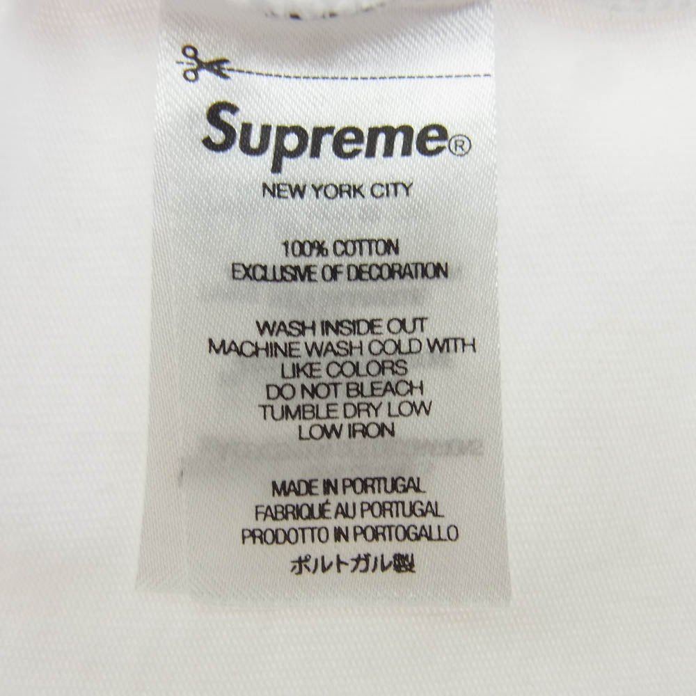 Supreme シュプリーム 23SS Small Box Logo Tee スモール ボックスロゴ Tシャツ 半袖カットソー ホワイト系 L【中古】