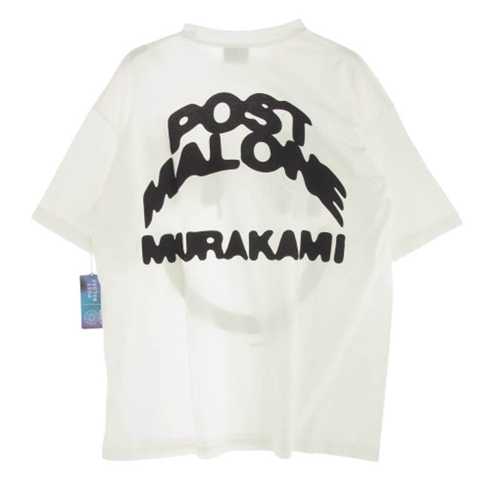 カイカイキキ 村上隆 TAKASHI MURAKAMI  POST MALONE ポストマローン 半袖Ｔシャツ ホワイト系 XL4【中古】