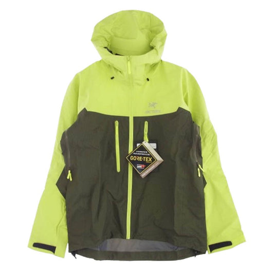 ARC'TERYX アークテリクス X000006454 ALPHA JACKET GORE-TEX アルファ ジャケット ゴアテックス TATSU SPRINT ライトグリーン系 カーキ系 L【極上美品】【中古】