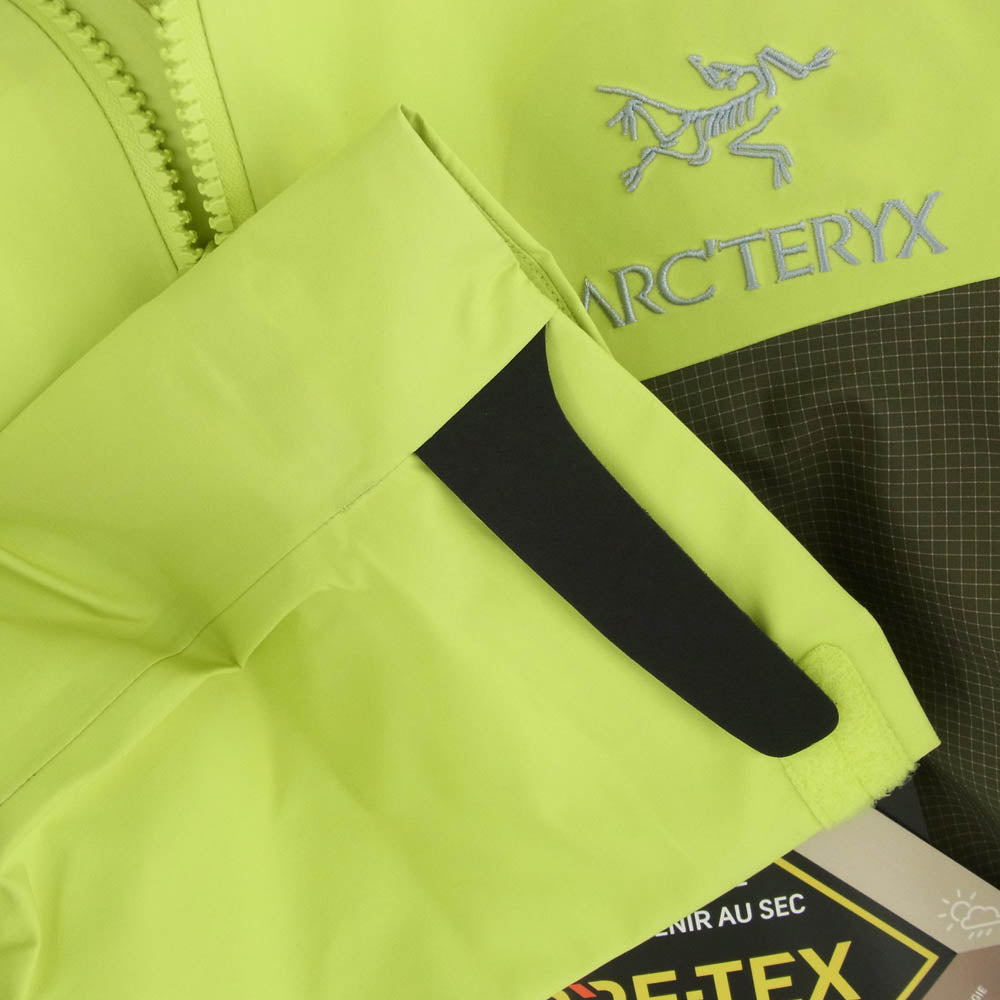 ARC'TERYX アークテリクス X000006454 ALPHA JACKET GORE-TEX アルファ ジャケット ゴアテックス TATSU SPRINT ライトグリーン系 カーキ系 L【極上美品】【中古】