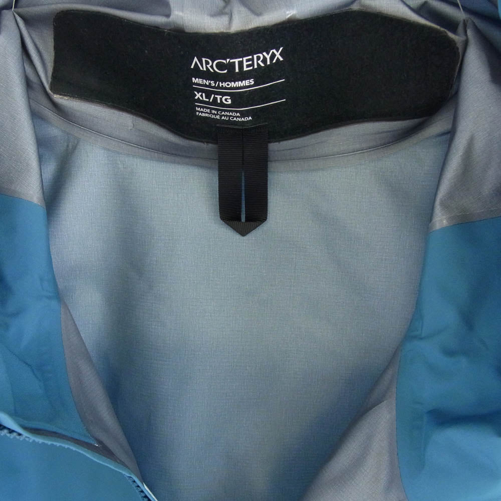 ARC'TERYX アークテリクス X000004714 Alpha SV Jacket GORE-TEX アルファ SV ジャケット ゴアテックス SERENE ブルー系 XL【新古品】【未使用】【中古】