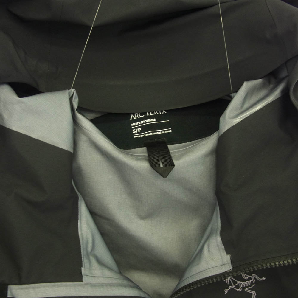 ARC'TERYX アークテリクス X000007555 Alpha SV Jacket GORE-TEX アルファ SV ジャケット ゴアテックス ブラック系 S【中古】