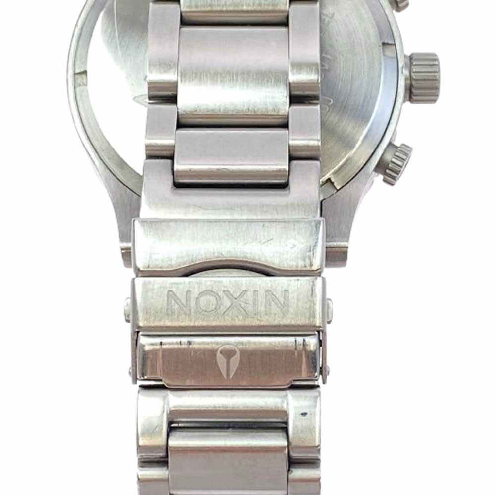 NIXON ニクソン 51-30 CHRONO NAVY アナログ クロノ 腕時計 ウォッチ シルバー系5【中古】