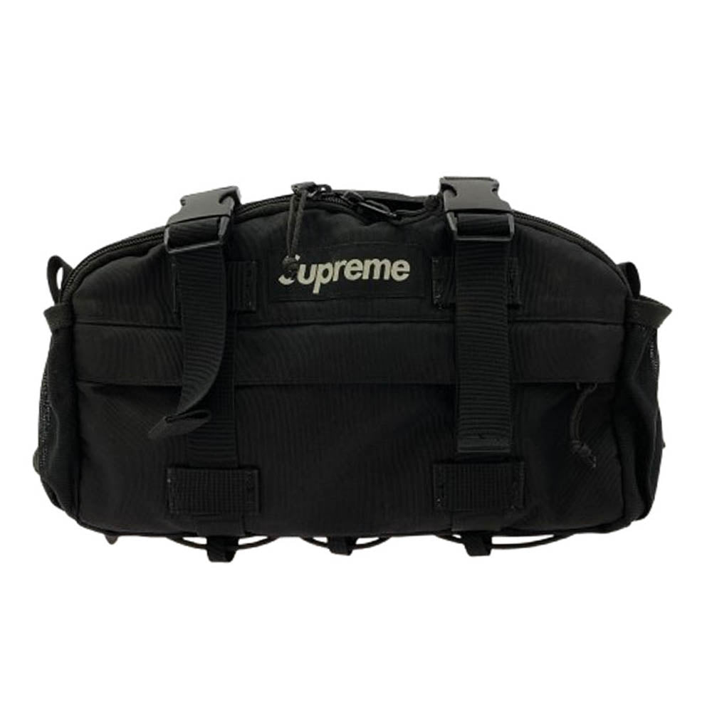 Supreme シュプリーム 19AW Waist Bag ボックスロゴ ウエストバッグ ポーチ ショルダー バッグ ブラック系5【中古】