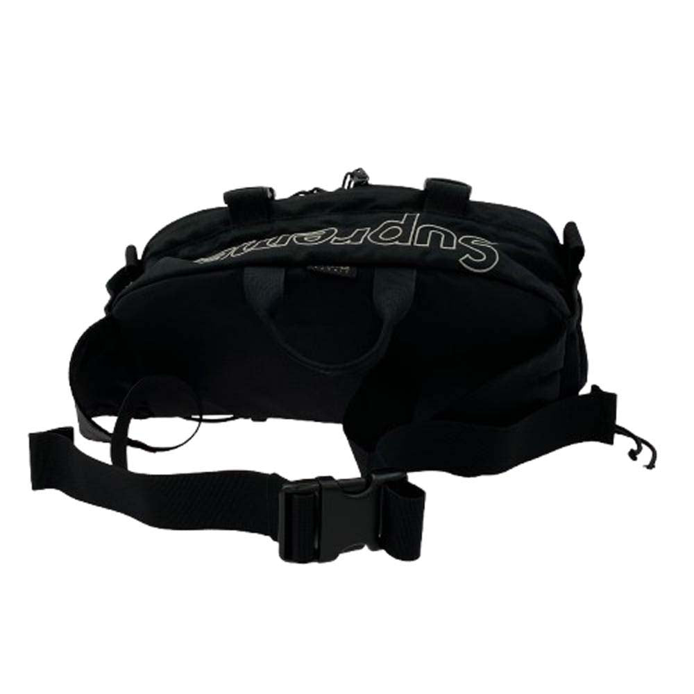 Supreme シュプリーム 19AW Waist Bag ボックスロゴ ウエストバッグ ポーチ ショルダー バッグ ブラック系5【中古】