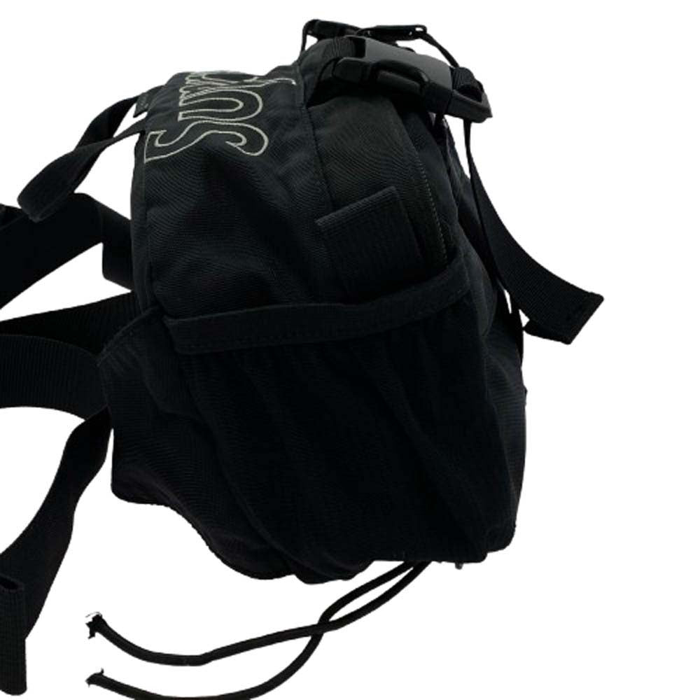 Supreme シュプリーム 19AW Waist Bag ボックスロゴ ウエストバッグ ポーチ ショルダー バッグ ブラック系5【中古】