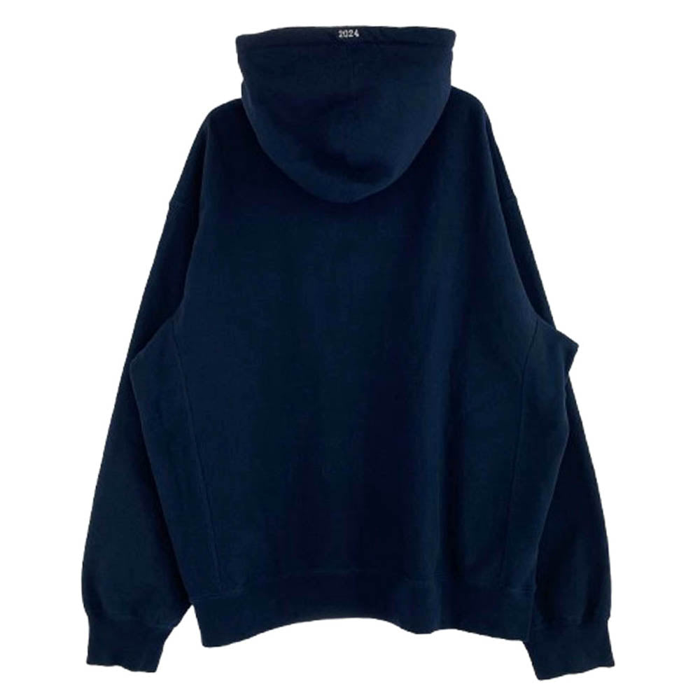 Supreme シュプリーム 24AW Box Logo Hooded Sweatshirt ボックスロゴ フーデッド スウェットシャツ フーディ パーカー ネイビー ネイビー系 XXL5【中古】