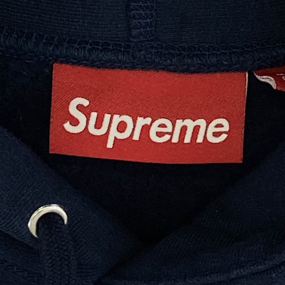 Supreme シュプリーム 24AW Box Logo Hooded Sweatshirt ボックスロゴ フーデッド スウェットシャツ フーディ パーカー ネイビー ネイビー系 XXL5【中古】
