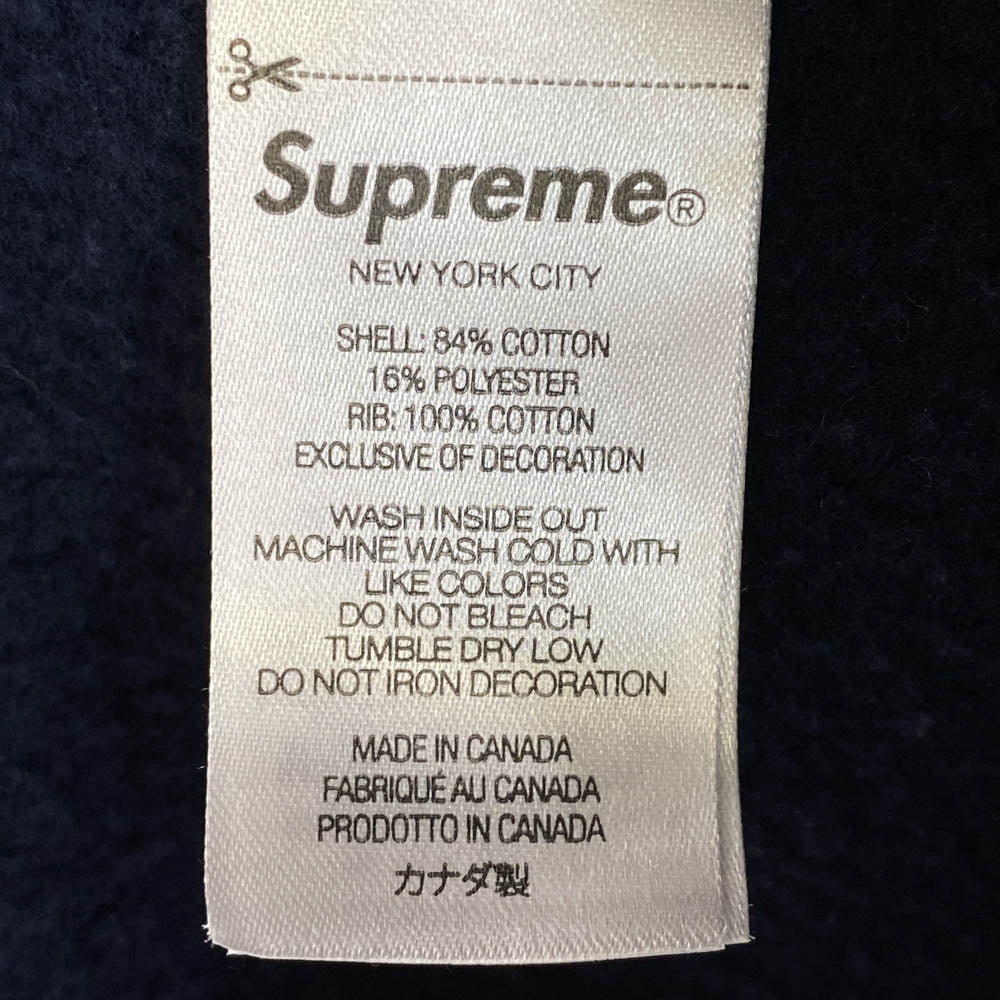 Supreme シュプリーム 24AW Box Logo Hooded Sweatshirt ボックスロゴ フーデッド スウェットシャツ フーディ パーカー ネイビー ネイビー系 XXL5【中古】