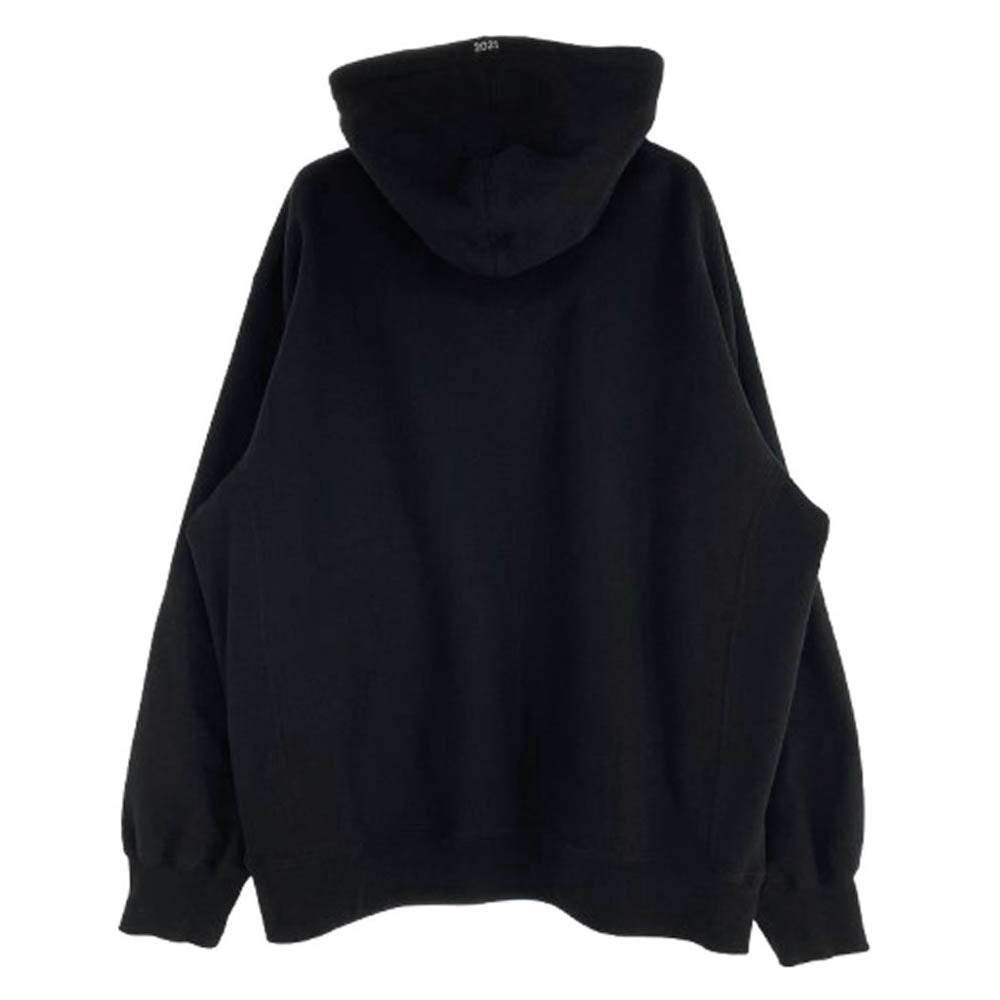 Supreme シュプリーム 21AW Box Logo Hooded Sweatshirt ボックスロゴ フーデッド スウェット シャツ フーディー パーカー ブラック ブラック系 XXL4【中古】