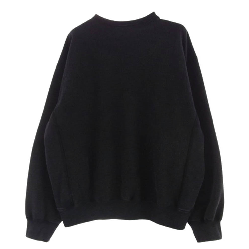 Supreme シュプリーム 25SS Washed Box Logo Crewneck ウォッシュド ボックスロゴ クルーネック スウェット トレーナー ブラック系 XXL【美品】【中古】