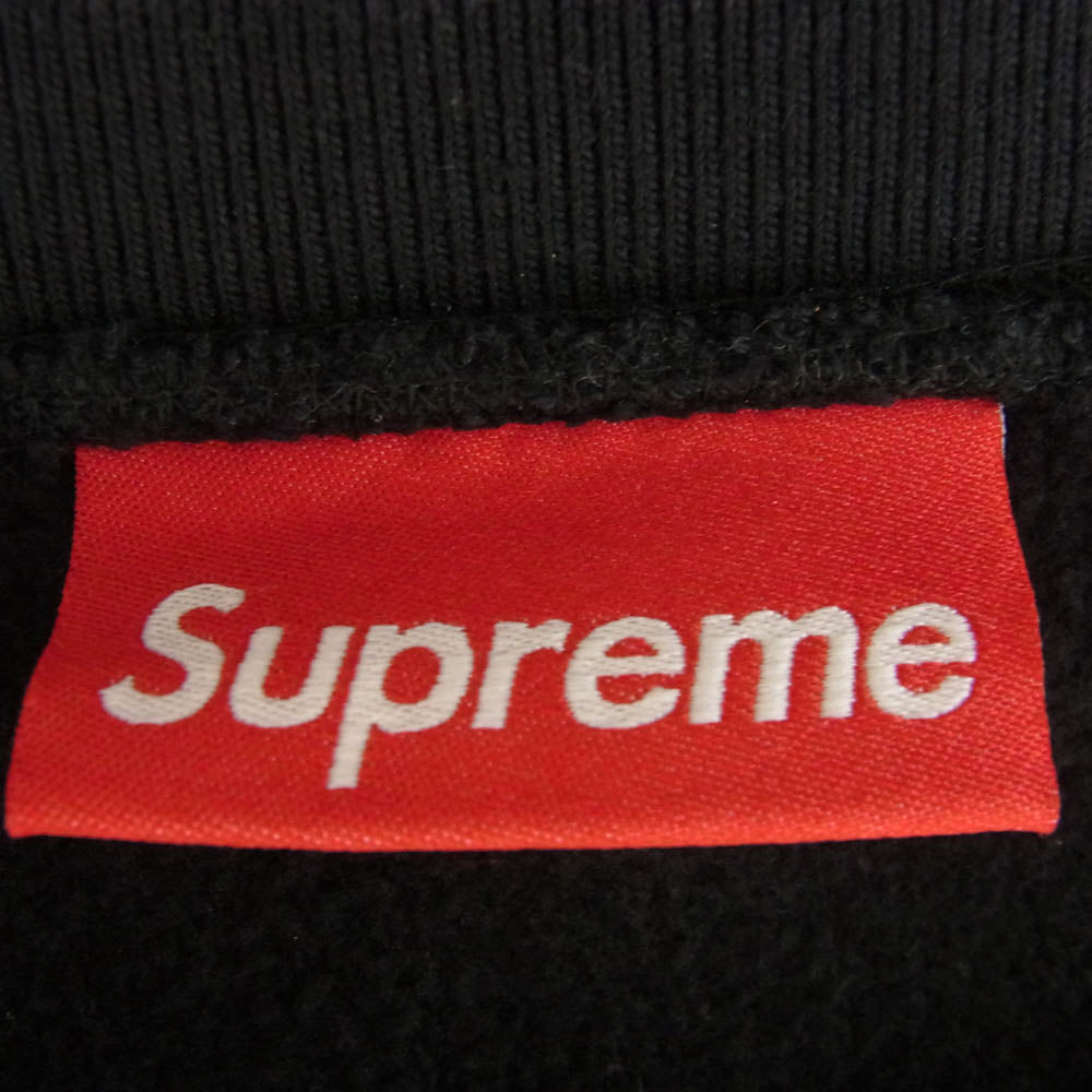 Supreme シュプリーム 25SS Washed Box Logo Crewneck ウォッシュド ボックスロゴ クルーネック スウェット トレーナー ブラック系 XXL【美品】【中古】