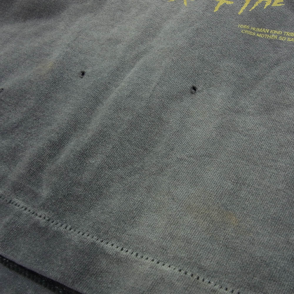 SAINT MICHAEL セントマイケル 24SS SM-YS8-0000-C43 LASTMAN ラストマン HOLY GHOST LM_SS TEE 半袖 Tシャツ グレー系 L【中古】