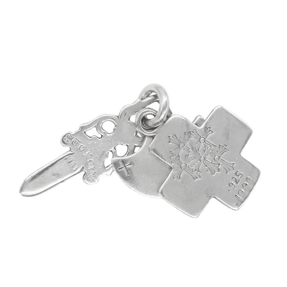 CHROME HEARTS クロムハーツ（原本無） 3TRINKETS オールド 3トリンケッツ ペンダント トップ シルバー系【中古】