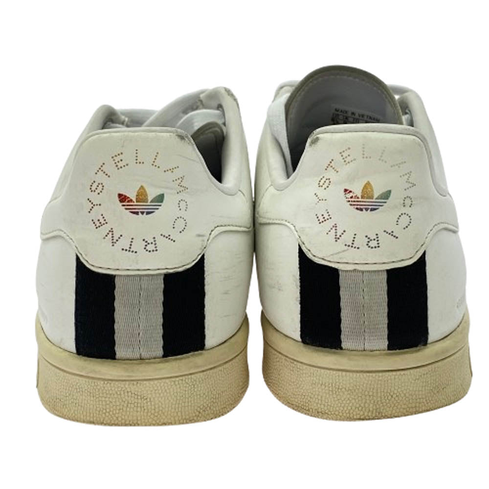 adidas アディダス FW6875 × STELLA MCCARTNEY ステラマッカートニー Stan Smith スタンスミス ローカット スニーカー ホワイト系 27.5cm【中古】