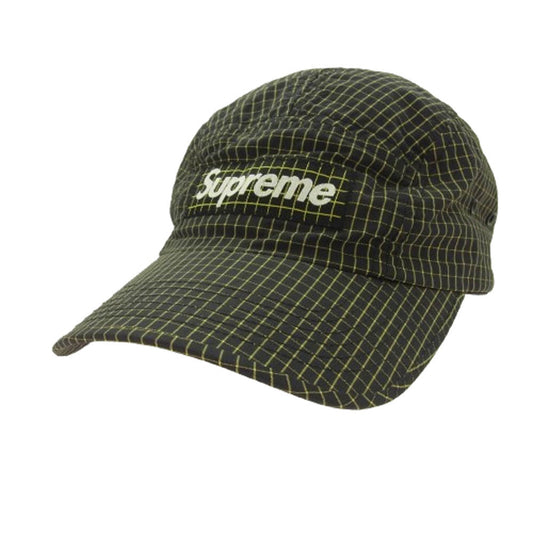Supreme シュプリーム 2-Tone Ripstop Camp Cap Black 2トーン リップストップ キャンプ キャップ ブラック系 イエロー系【中古】