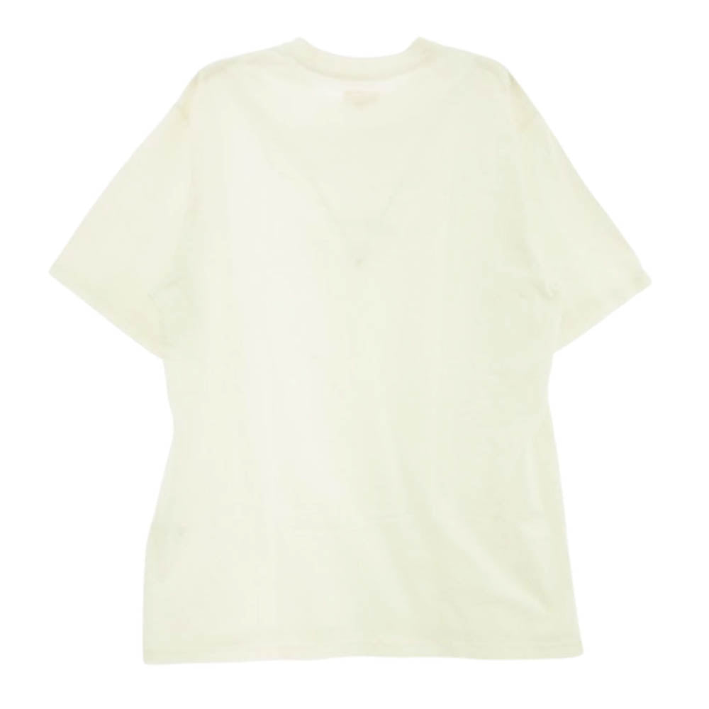 Supreme シュプリーム 20SS Signature S/S Top シグネチャー ロゴ 刺繍 半袖 Tシャツ ホワイト系 M【中古】