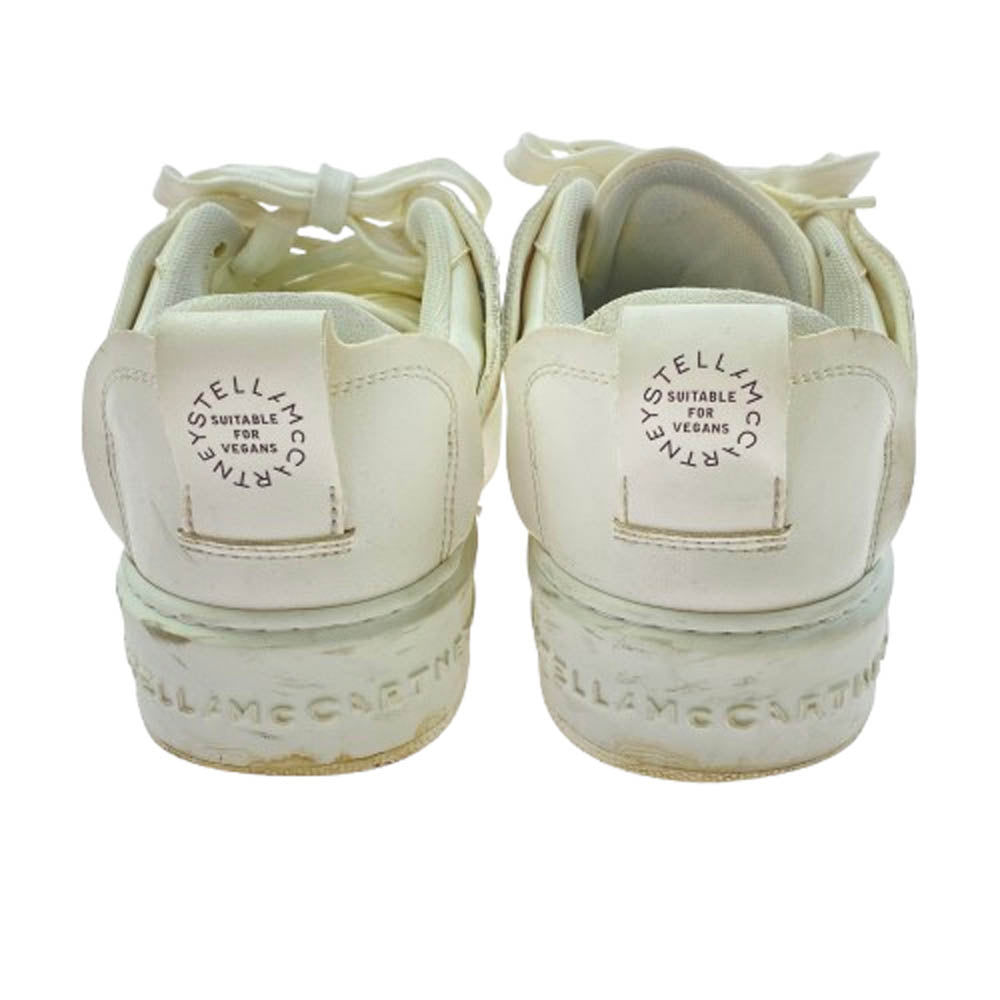 Stella McCartney ステラマッカートニー S-Wave 1 ロー スニーカー ホワイト ホワイト系 41【中古】