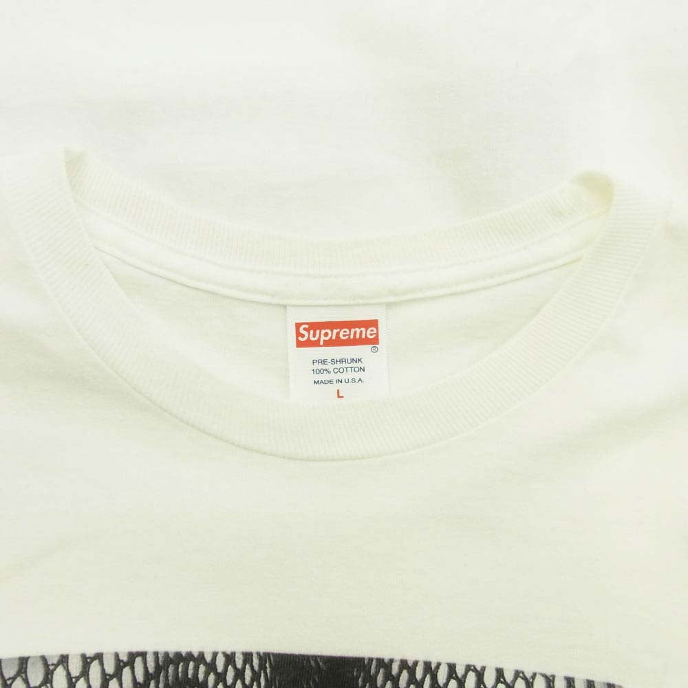 Supreme シュプリーム 22SS Daido Moriyama Tights Tee White 森山大道 タイツ 半袖 Tシャツ ホワイト系 L【中古】