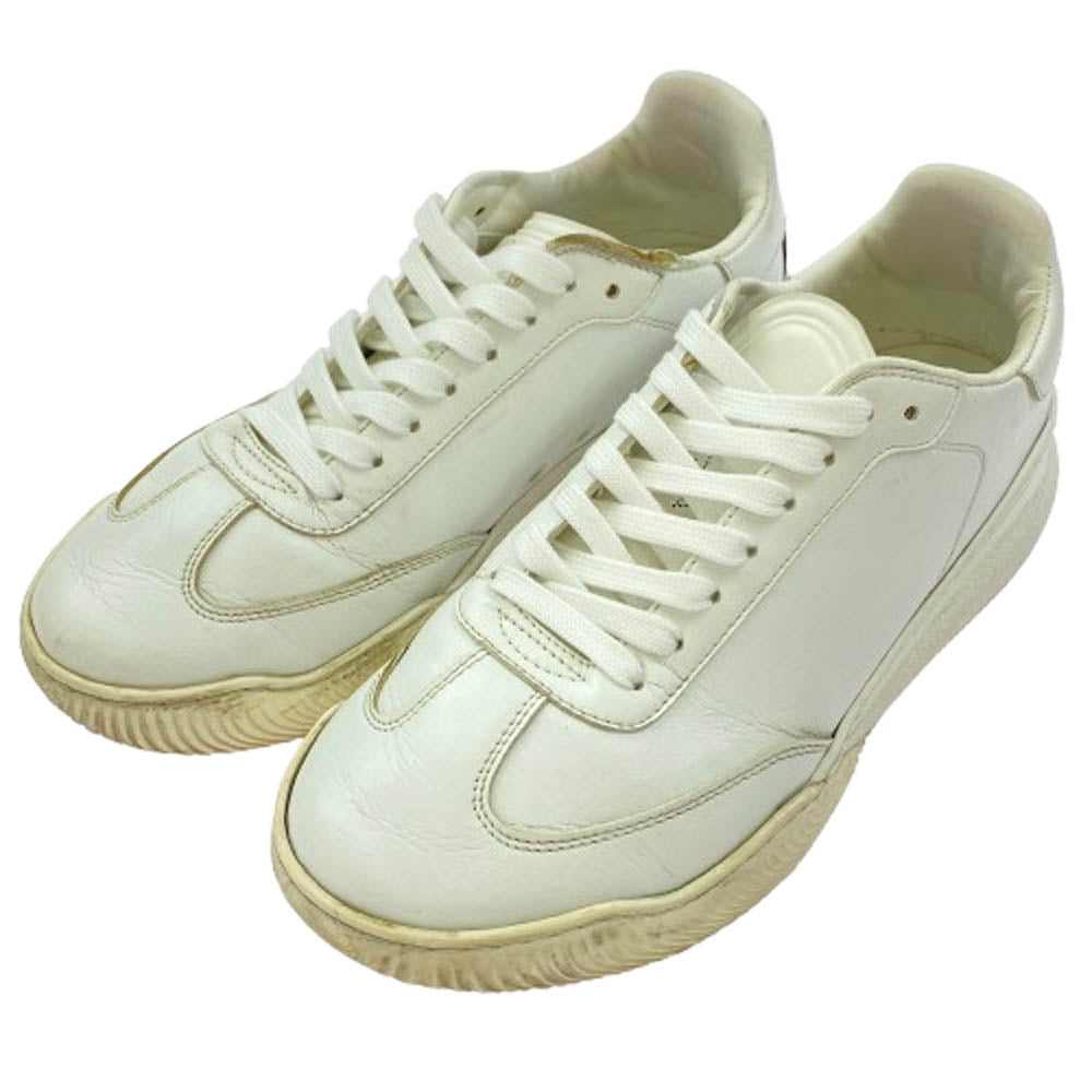 Stella McCartney ステラマッカートニー Loop ループ ロー レザー スニーカー ホワイト ホワイト系 41【中古】