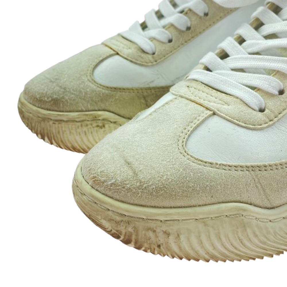 Stella McCartney ステラマッカートニー Loop ループ ロー スエード レザー スニーカー ホワイト×ゴールド ホワイト系 ゴールド系 41【中古】