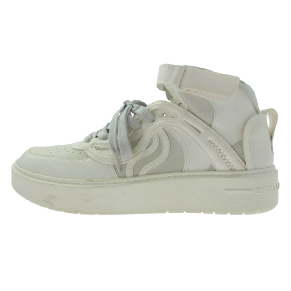 Stella McCartney ステラマッカートニー S-Wave2 ハイカット スニーカー ホワイト ホワイト系 42【中古】