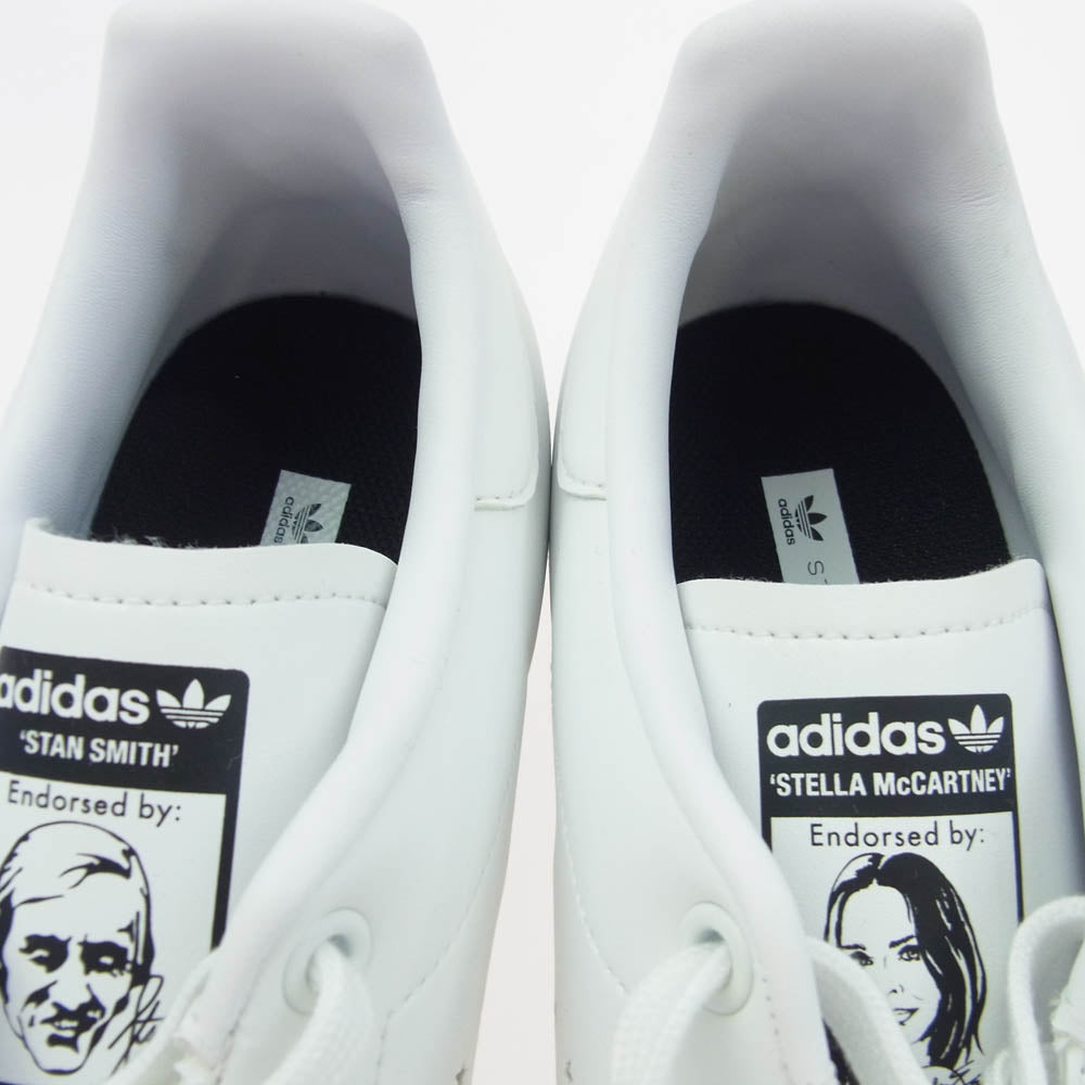adidas アディダス FW6875 × STELLA MCCARTNEY ステラマッカートニー Stan Smith スタンスミス ロゴ ローカット スニーカー ホワイト系 27cm【美品】【中古】