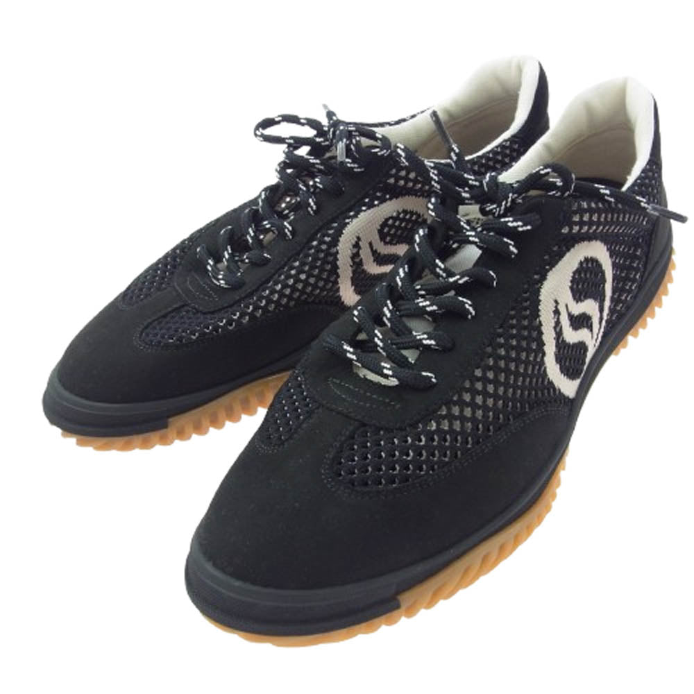 Stella McCartney ステラマッカートニー S-Wave スポーツ メッシュ パネル スニーカー ブラック ブラック系 42【極上美品】【中古】
