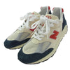 NEW BALANCE ニューバランス M990TA2 990V2 Red/White/Navy スエード メッシュ ローカット スニーカー ベージュ系 27.5cm【極上美品】【中古】