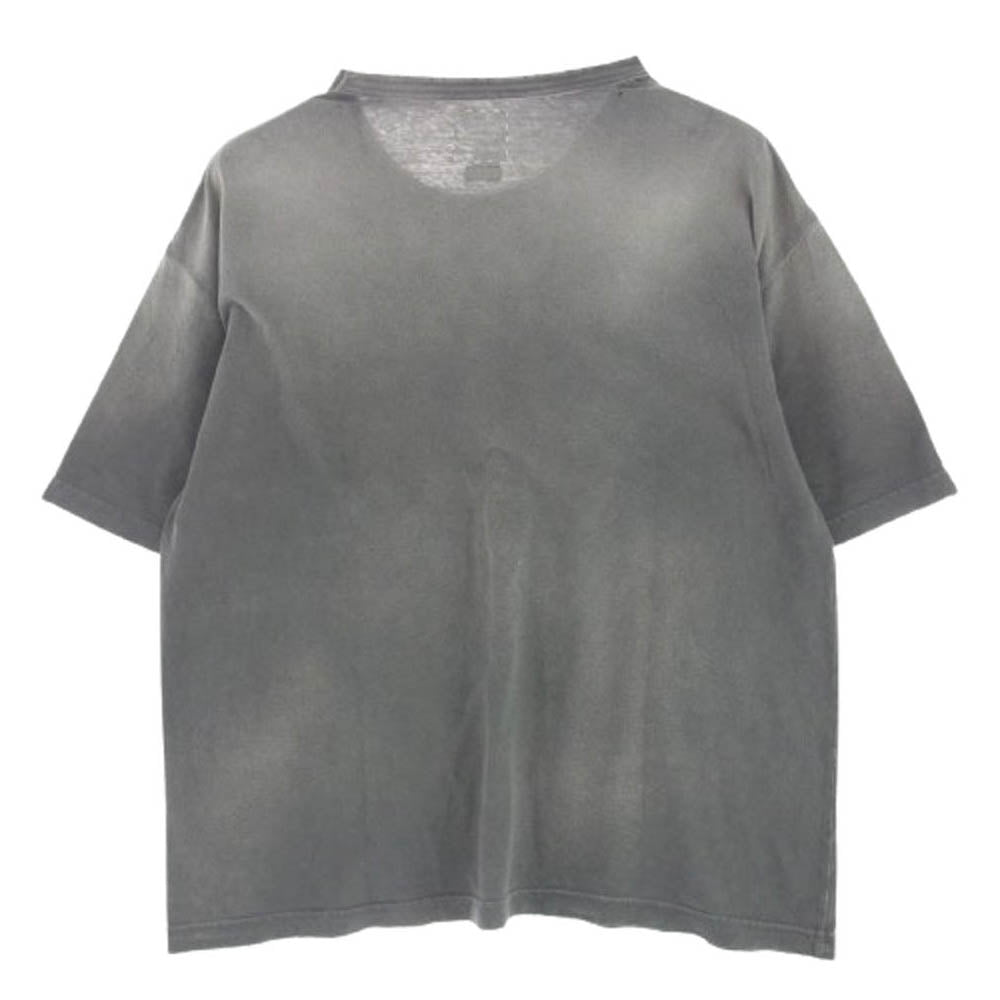 VISVIM ビズビム 0122205010013 AMPLUS TEE S/S CRASH クラッシュ加工 半袖 Tシャツ グレー系 3【中古】