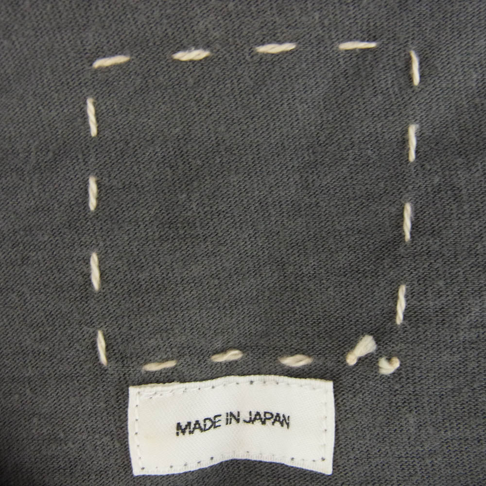 VISVIM ビズビム 0122205010013 AMPLUS TEE S/S CRASH クラッシュ加工 半袖 Tシャツ グレー系 3【中古】