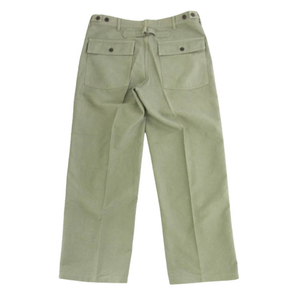 VISVIM ビズビム 0122105008014 ALDA アルダ シンチバック ベイカー パンツ カーキ系 4【中古】