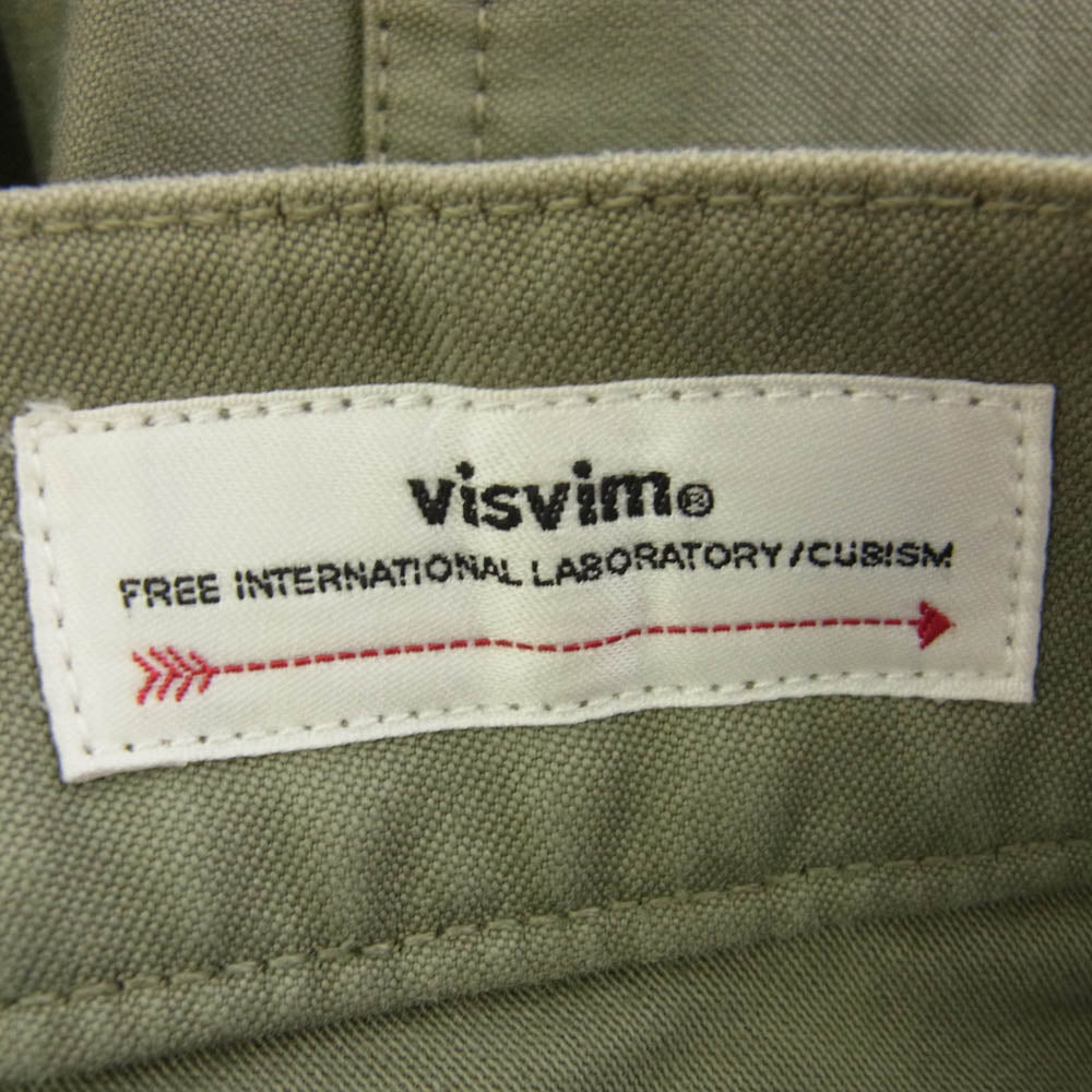 VISVIM ビズビム 0122105008014 ALDA アルダ シンチバック ベイカー パンツ カーキ系 4【中古】