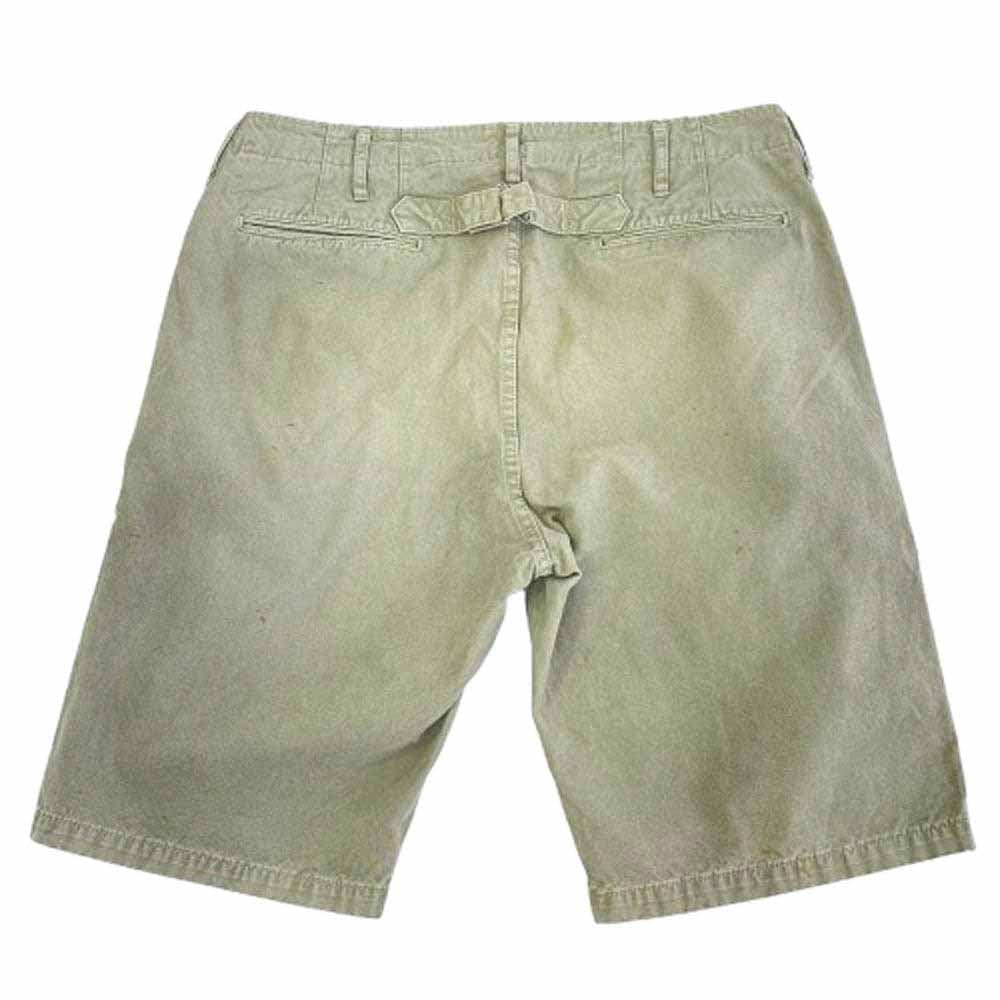 VISVIM ビズビム 23AW 123305008002 CHINO SHORTS DMGD チノ ショーツ ショートパンツ カーキ系 3【中古】