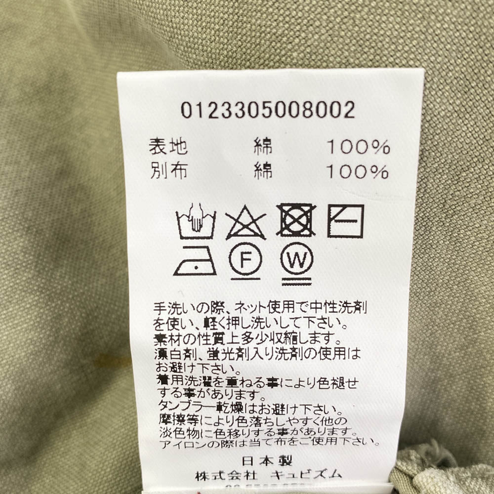 VISVIM ビズビム 23AW 123305008002 CHINO SHORTS DMGD チノ ショーツ ショートパンツ カーキ系 3【中古】