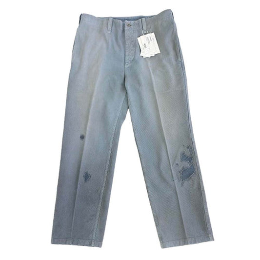 VISVIM ビズビム 22SS 0122105008008 GIFFORD PANTS DMGD ダメージ加工 パンツ グレー系 4【中古】