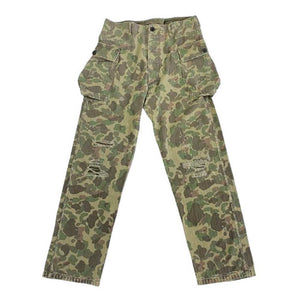 VISVIM ビズビム 0519905008001 CAMO VETERANS CRASH F.I.L. Pocket Wide Pants カモ パンツ カーキ系 マルチカラー系 2【中古】