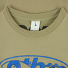 NIKE ナイキ Off-White AS M NRG TEE KHAKI オフホワイト ロゴ プリント 半袖 Tシャツ グレイッシュベージュ系 L【中古】