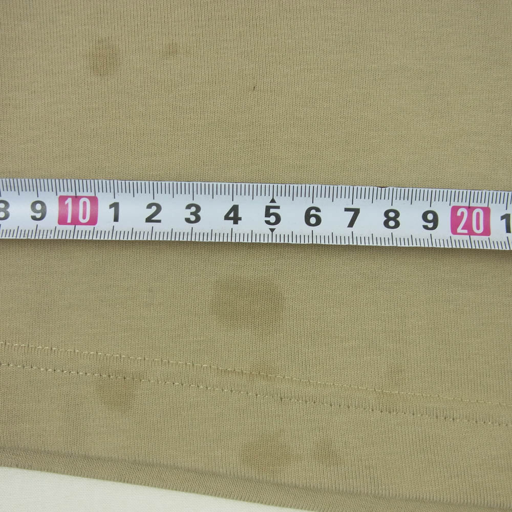 NIKE ナイキ Off-White AS M NRG TEE KHAKI オフホワイト ロゴ プリント 半袖 Tシャツ グレイッシュベージュ系 L【中古】