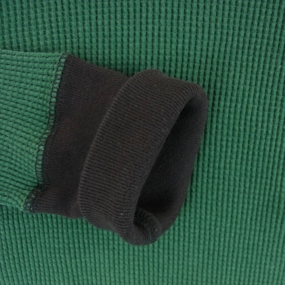 BOOTLEGGERS ブートレガーズ サーマル 長袖 カットソー Tシャツ コットン グリーン系 S 34-36【中古】