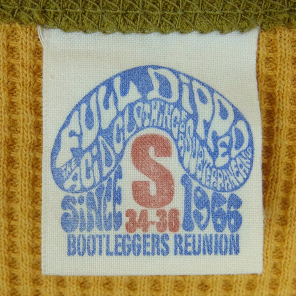 BOOTLEGGERS ブートレガーズ サーマル 長袖 カットソー Tシャツ マスタード コットン イエロー系 S 34-36【中古】