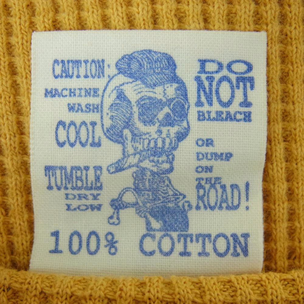 BOOTLEGGERS ブートレガーズ サーマル 長袖 カットソー Tシャツ マスタード コットン イエロー系 S 34-36【中古】