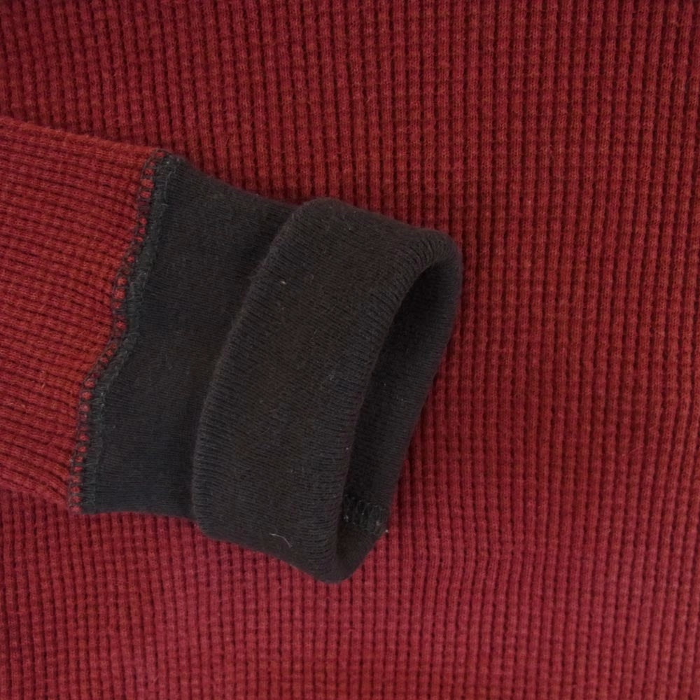 BOOTLEGGERS ブートレガーズ サーマル 長袖 カットソー Tシャツ コットン エンジ系 S 34-36【中古】